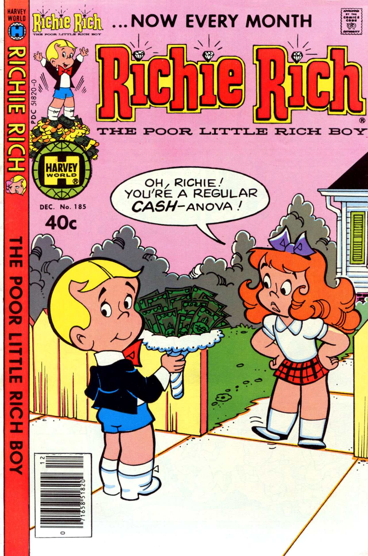 Read Comics Online Free Richie Rich Comic Book Issue 185 Page 1